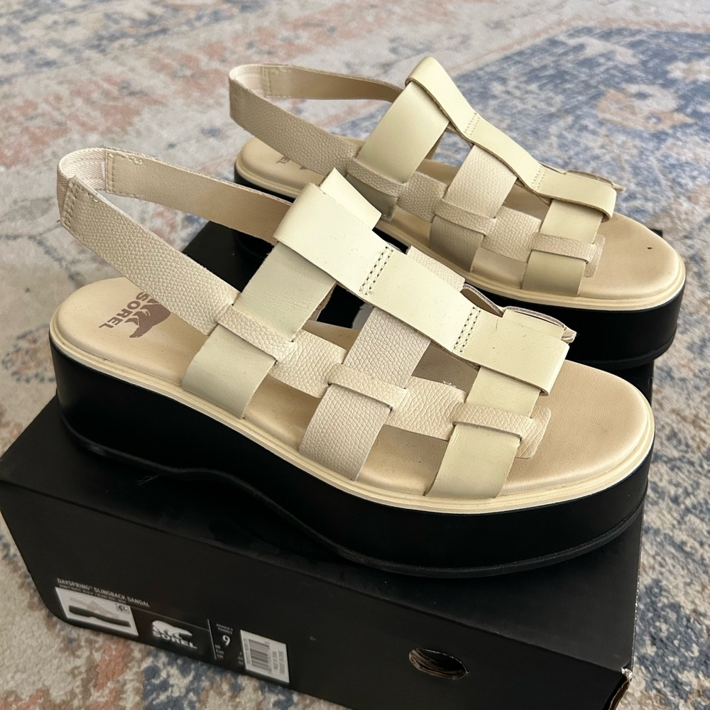 Sorel Women's Dayspring Slingback Sandal - Size 9 - Honey